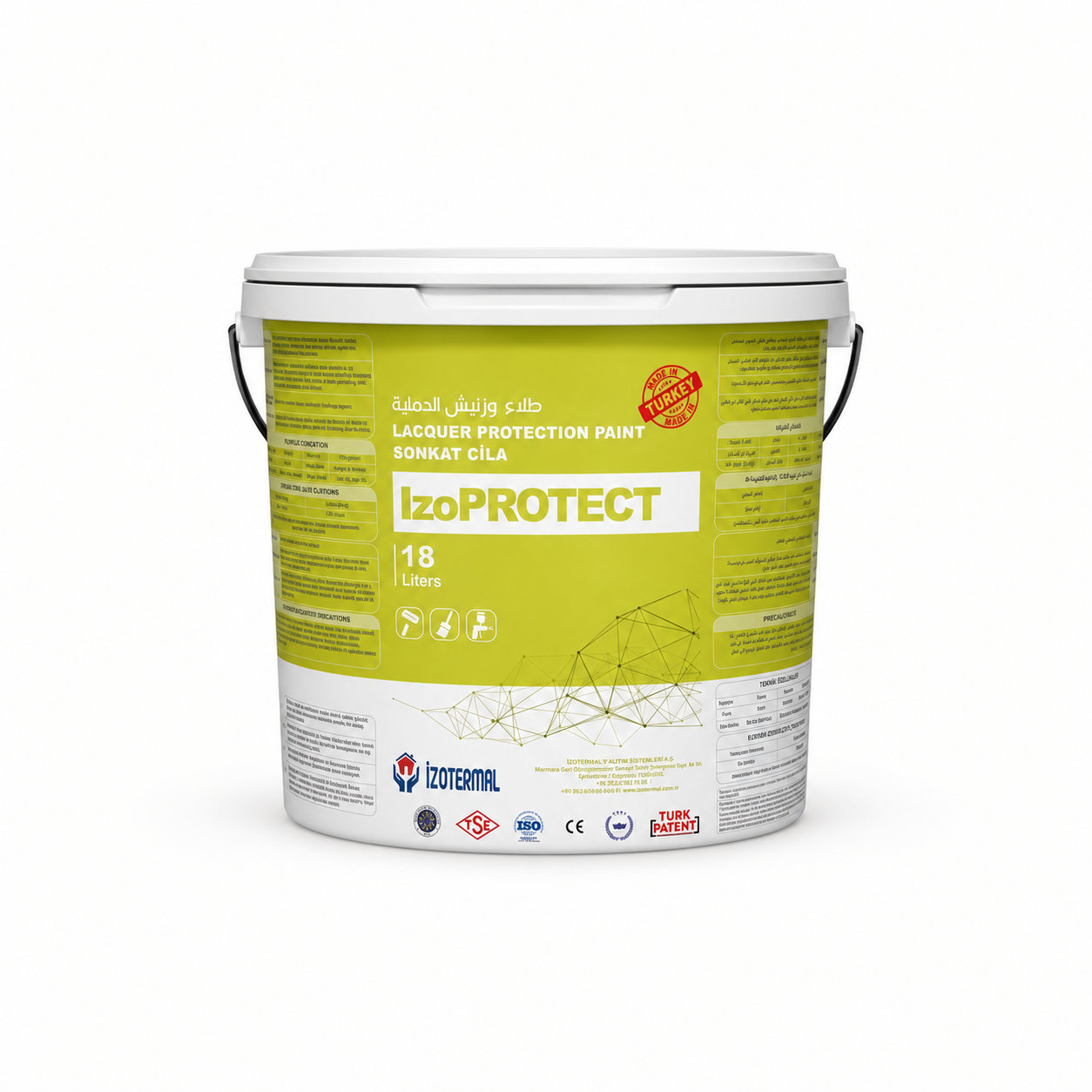 İzoprotect Cila — Ürün ambalajı