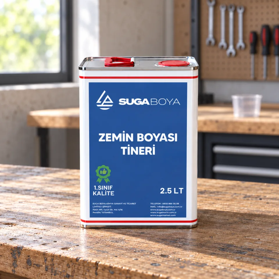 Suga Zemin Boyası Tineri 2,5 lt — uygulama fotoğrafı