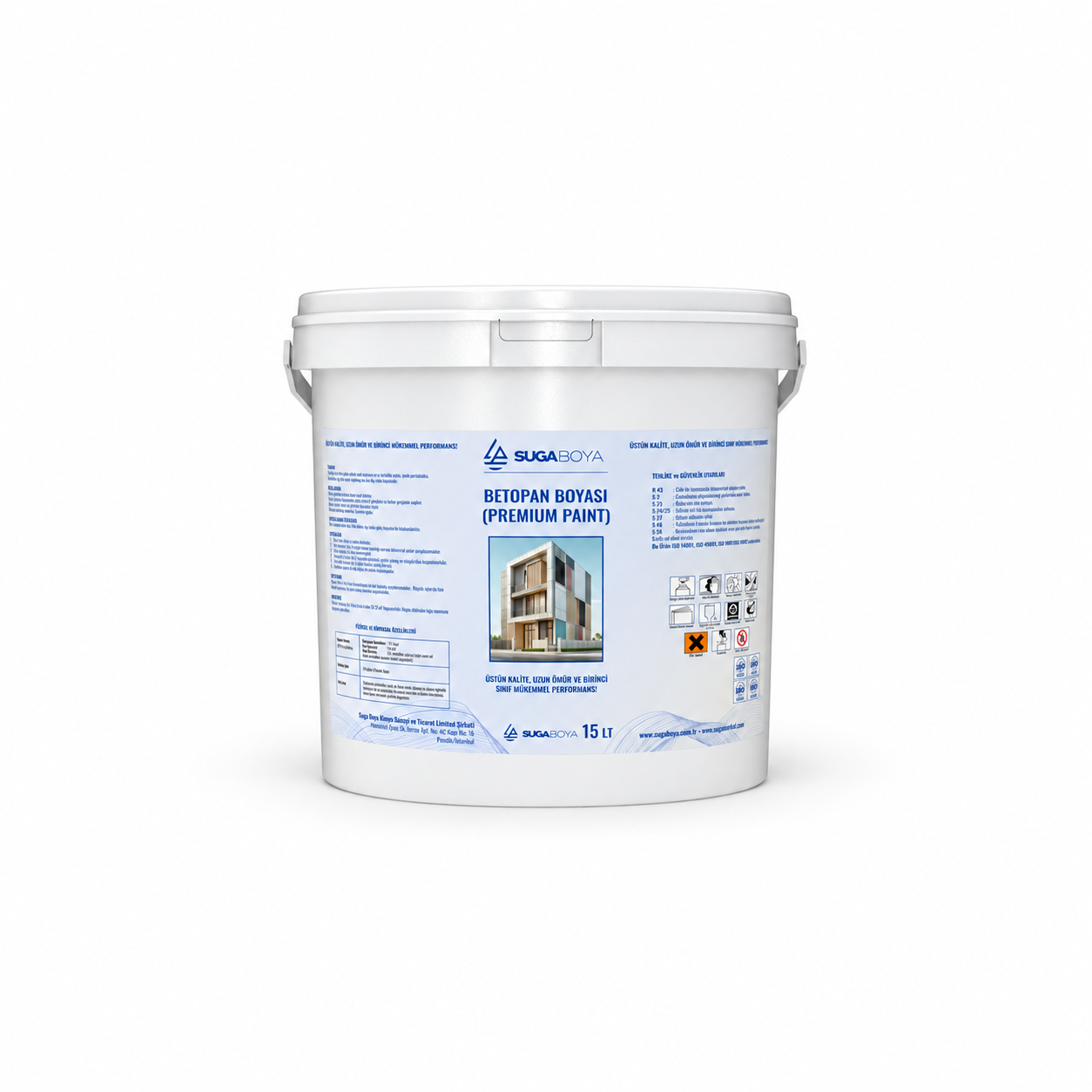 Betopan Boyası Premium PAİNT15 lt — Ürün ambalajı