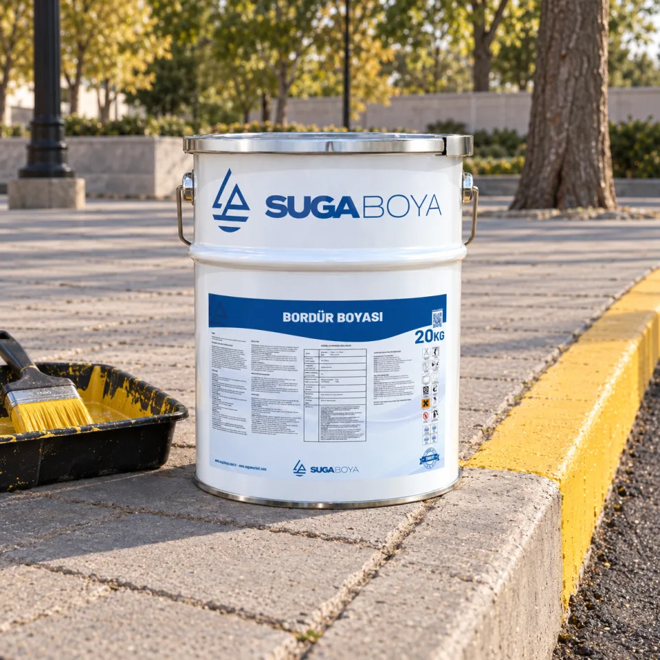 Suga Bordür Boyası 20 kg — uygulama fotoğrafı