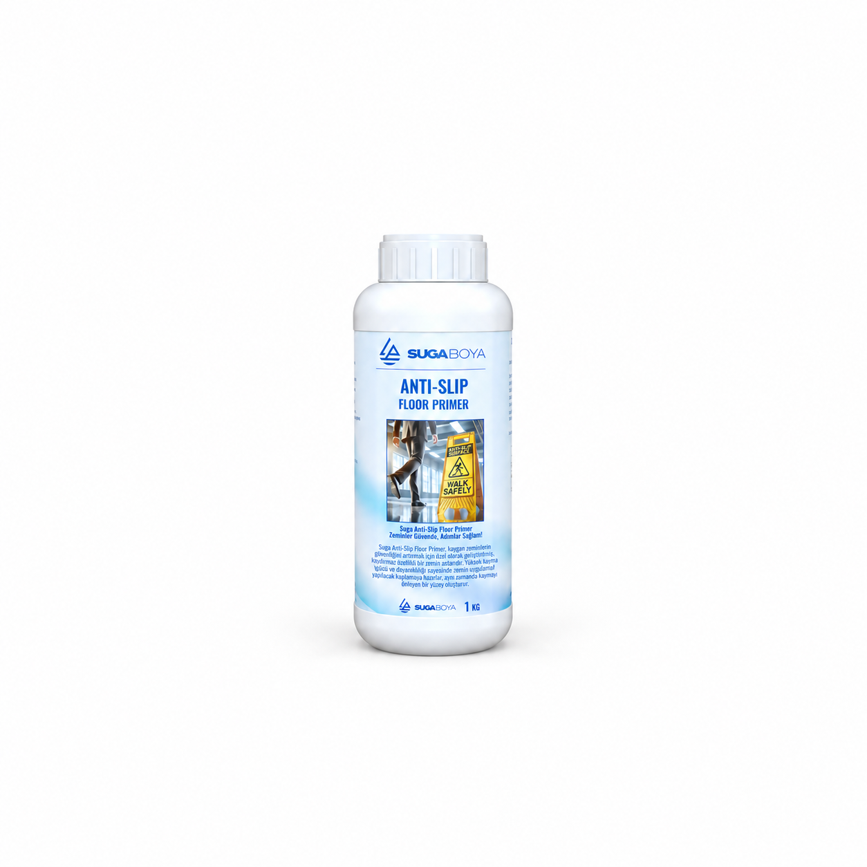 Suga Anti-slip Floor Primer Kaydırmaz Zemin Astar 1 kg — Ürün ambalajı