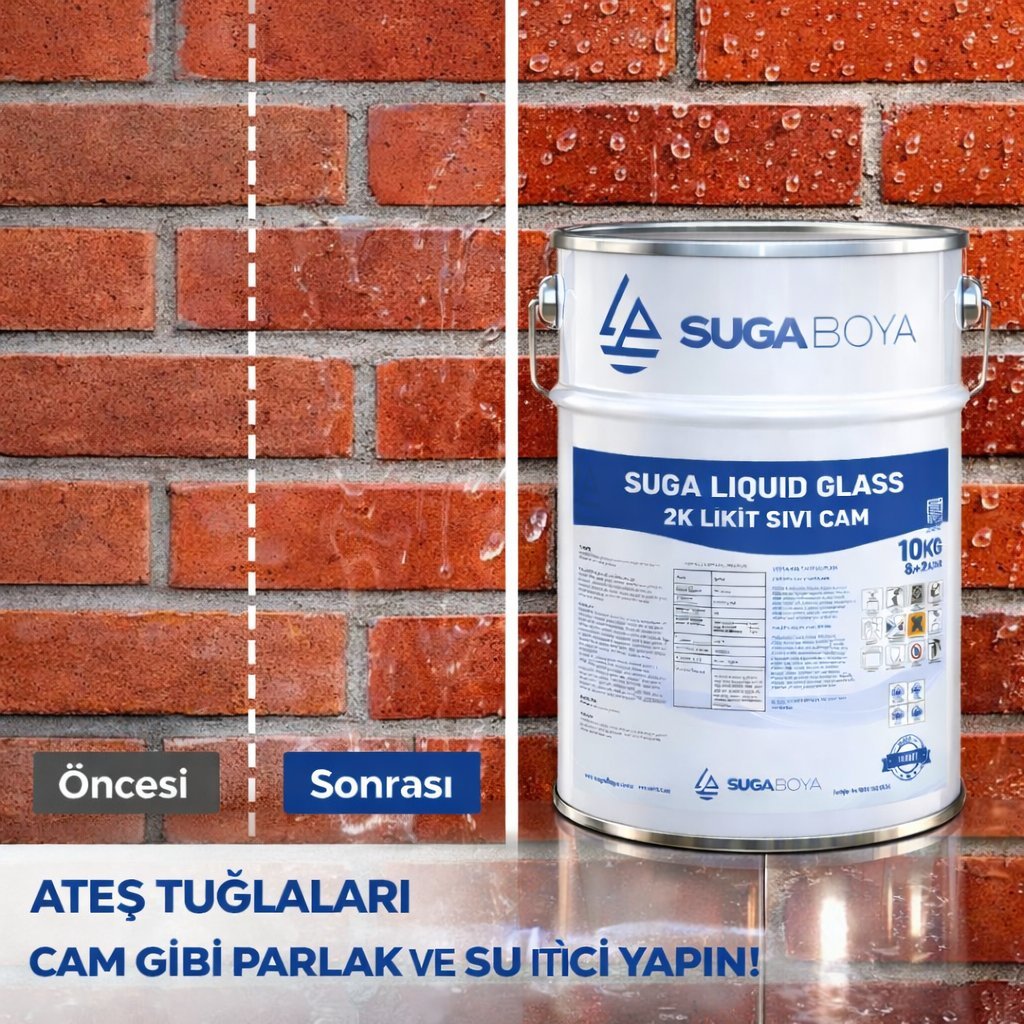 Suga Likit Sıvı Cam 2K Çift Komponentli 10 kg