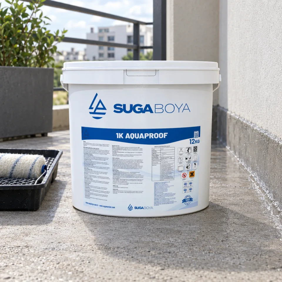 Suga Aquaproof 1K 12 kg — uygulama fotoğrafı