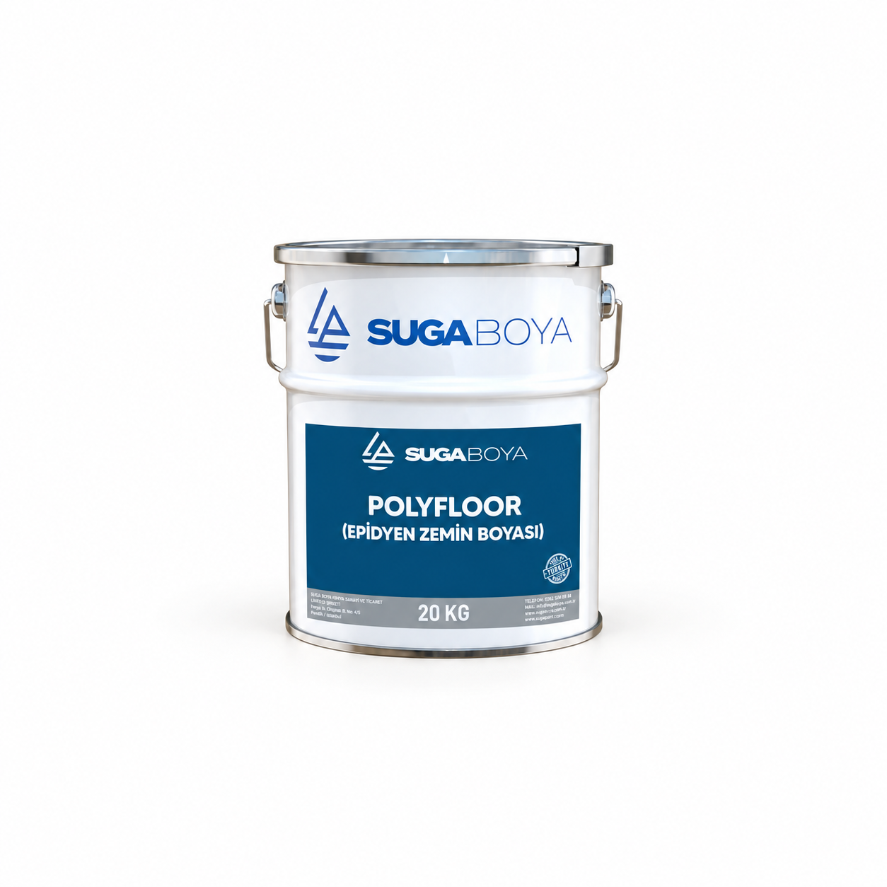 Suga Polyfloor (EPDM Zemin Boyası) 20 kg — Ürün ambalajı