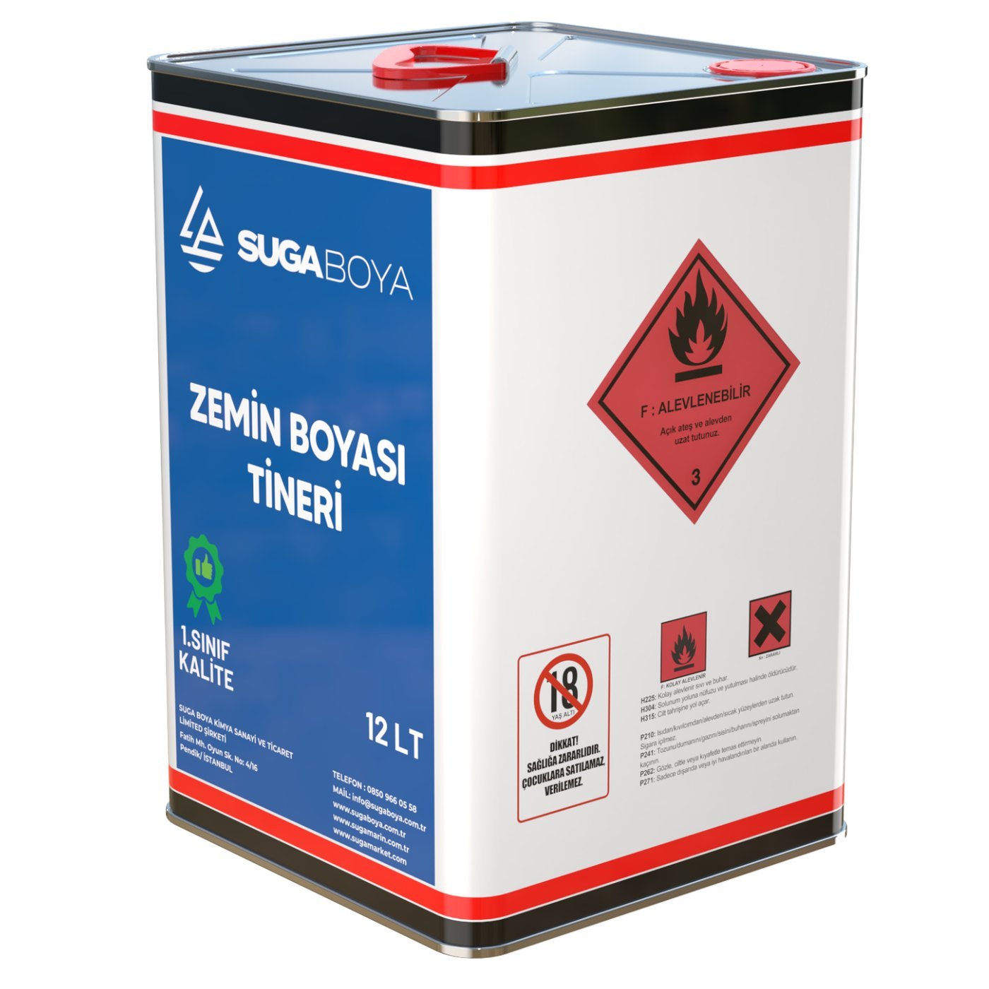 Suga Zemin Boyası Tineri 2,5 lt