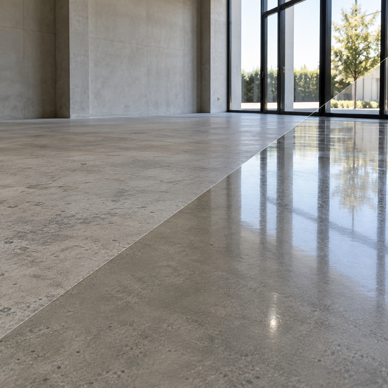 Ultraclear Epoxy Vernik — Temsili öncesi ve sonrası