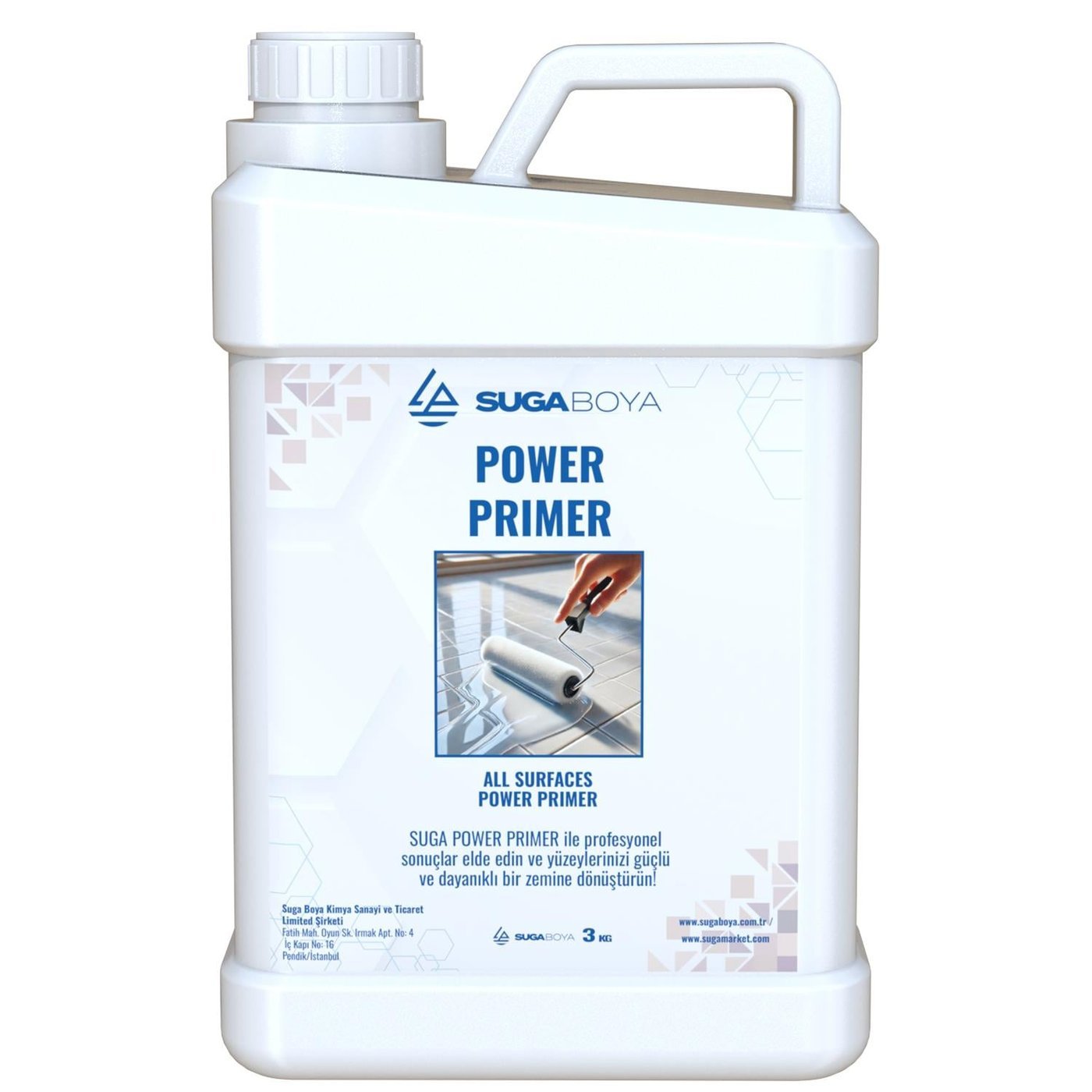 Power Prımer Seramik, Fayans, Granit, Paladyen ve Beton Astarı 3 kg