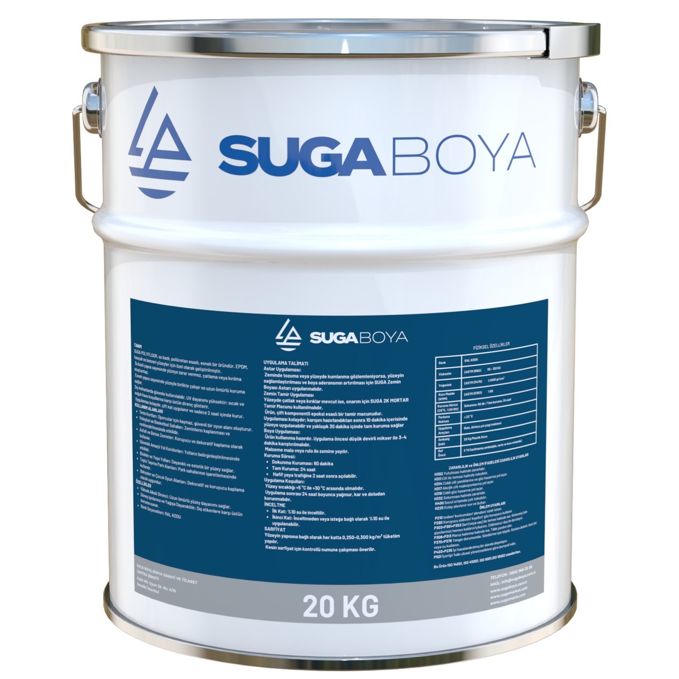Suga Polyfloor (EPDM Zemin Boyası) 20 kg