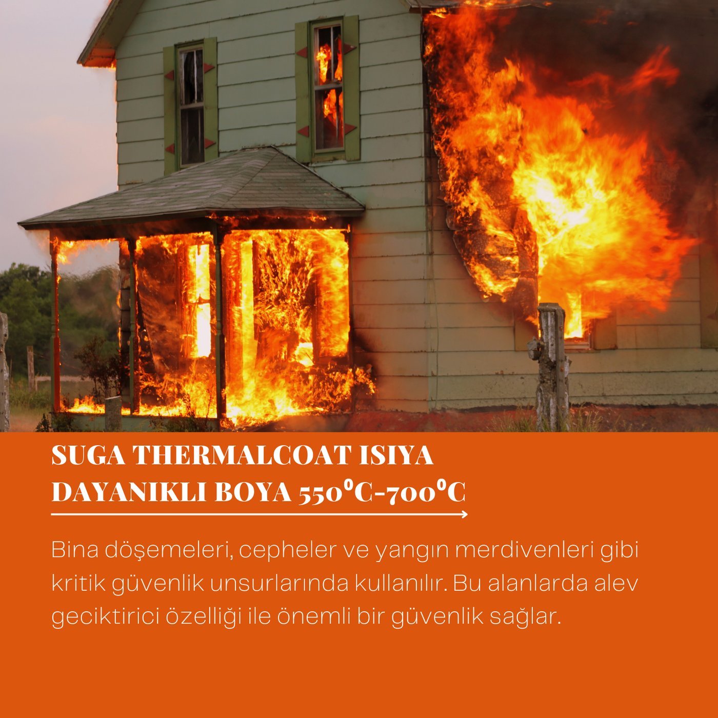 Suga Thermalcoat 15 kg Isıya Dayanıklı Boya 550⁰C-700⁰C