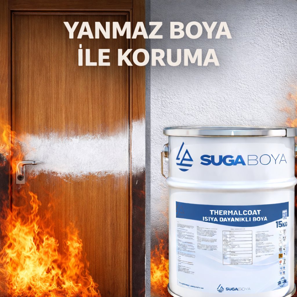 Suga Thermalcoat 15 kg Isıya Dayanıklı Boya 550⁰C-700⁰C