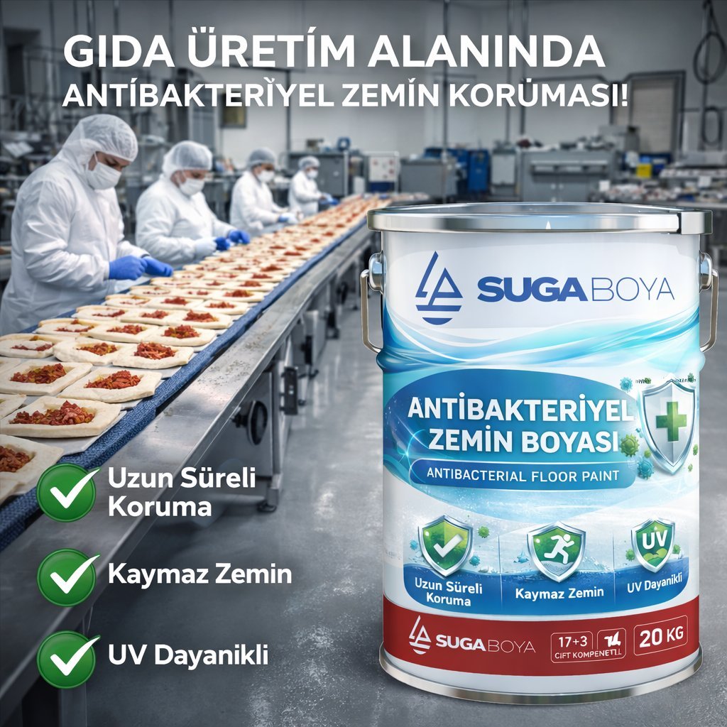 Suga Antibakteriyel Zemin Boyası 20 kg