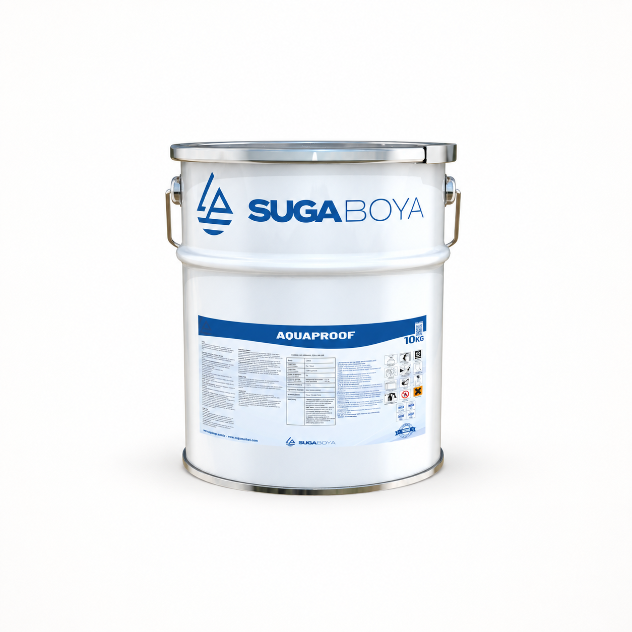 Suga Aquaproof Şeffaf Su Yalıtımı 10 kg — Ürün ambalajı