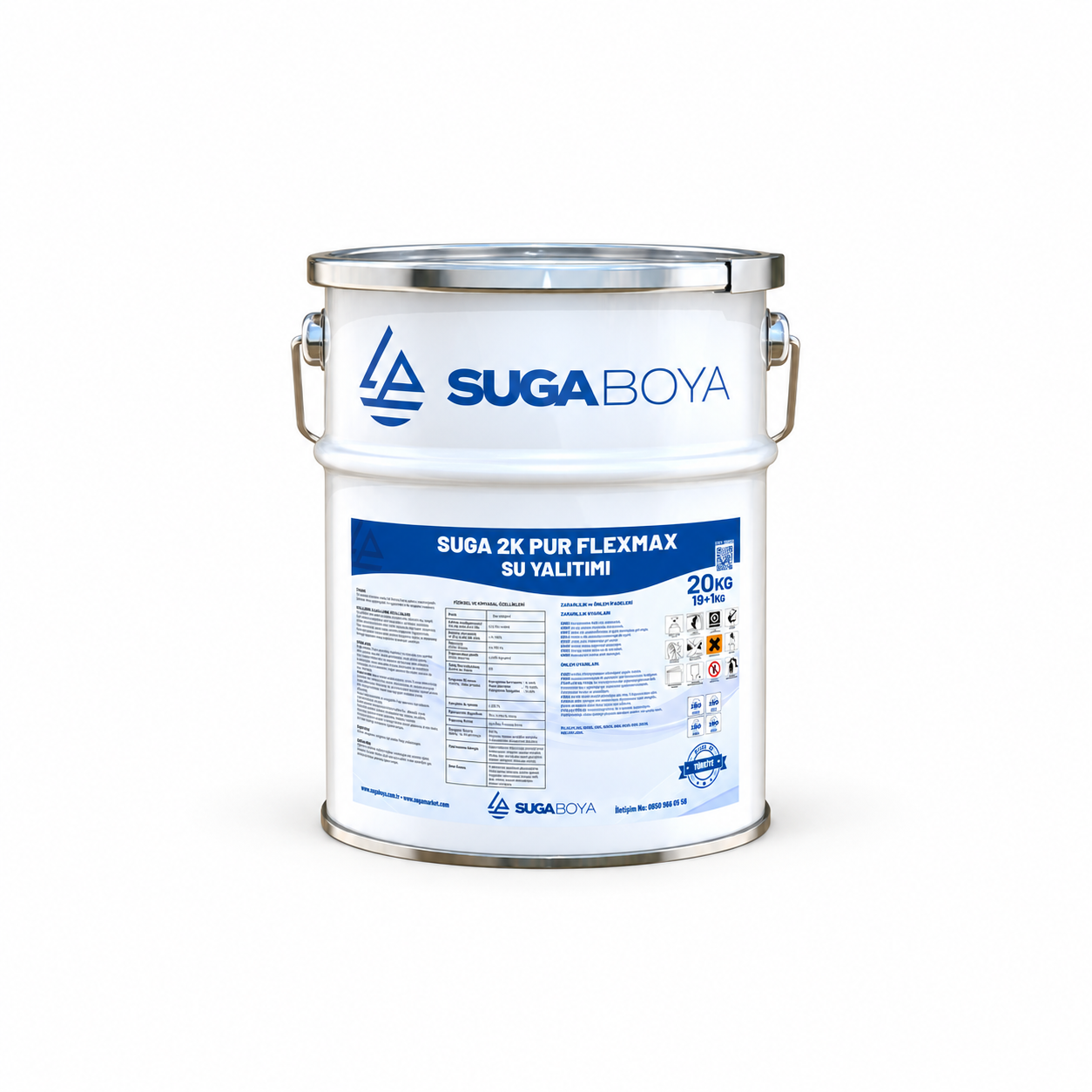 Suga 2K Flexmax Elastik Mebran 20 kg — Ürün ambalajı