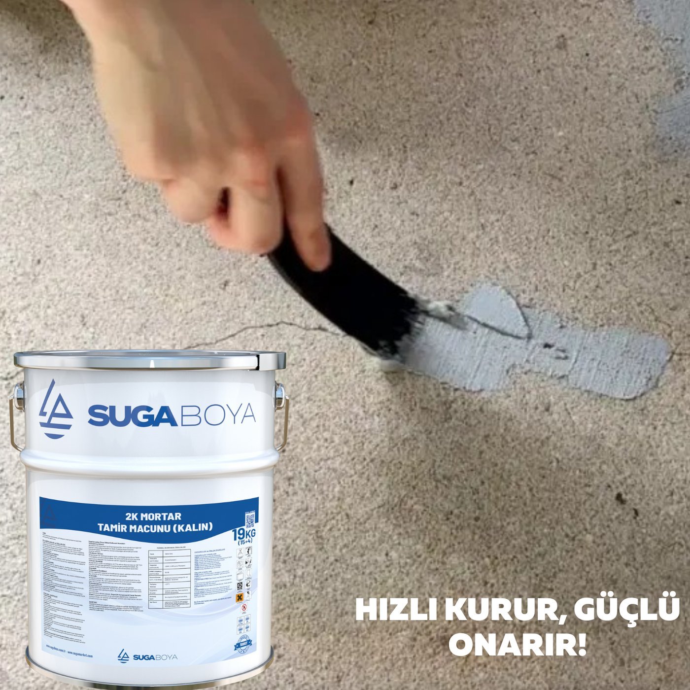 Suga 2K Mortar Tamir Macunu 15+4 Kalın