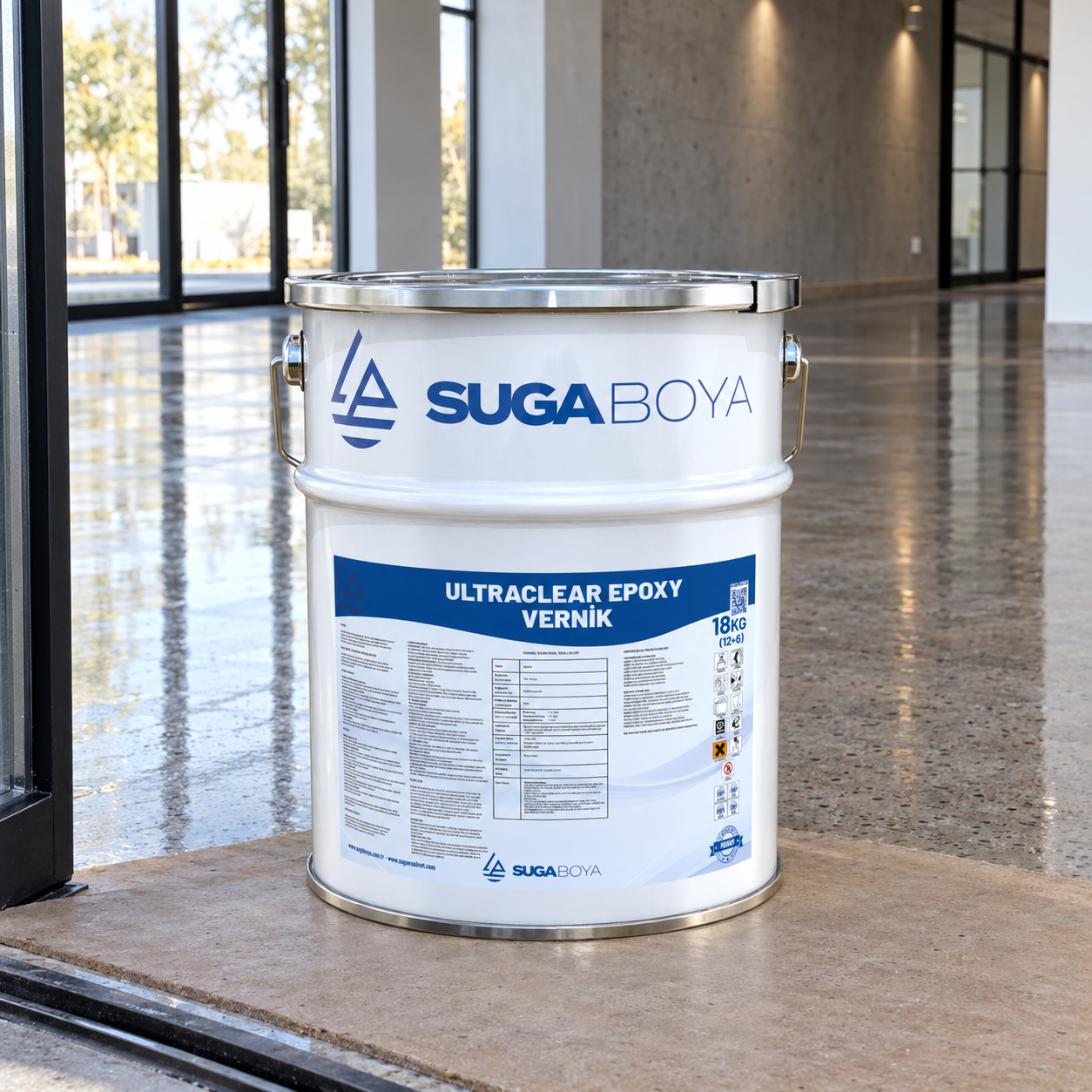 Ultraclear Epoxy Vernik — uygulama fotoğrafı