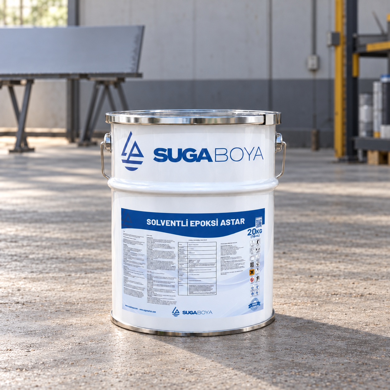 Suga Solventli Epoksi Astar — uygulama fotoğrafı