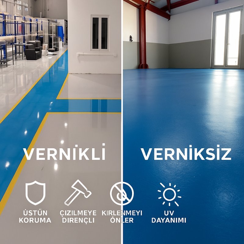 Suga Zemin Boyası Vernik Şeffaf 12 kg