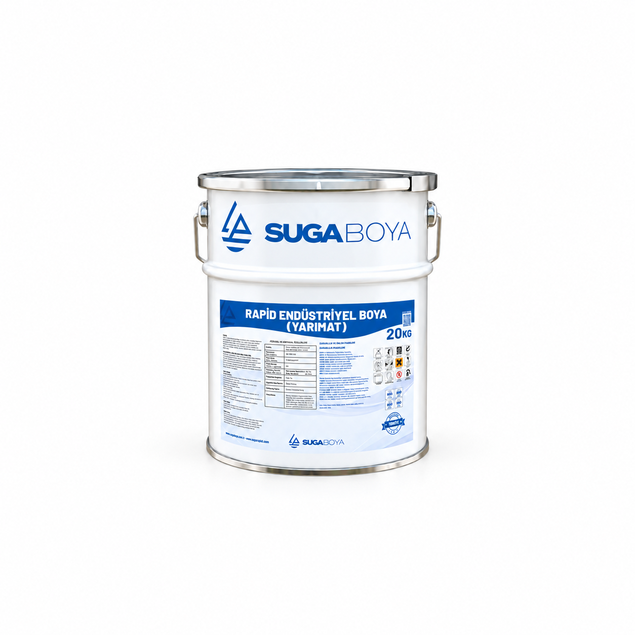 Suga Rapid Endüstriyel Boya Yarımat 20 kg — Ürün ambalajı