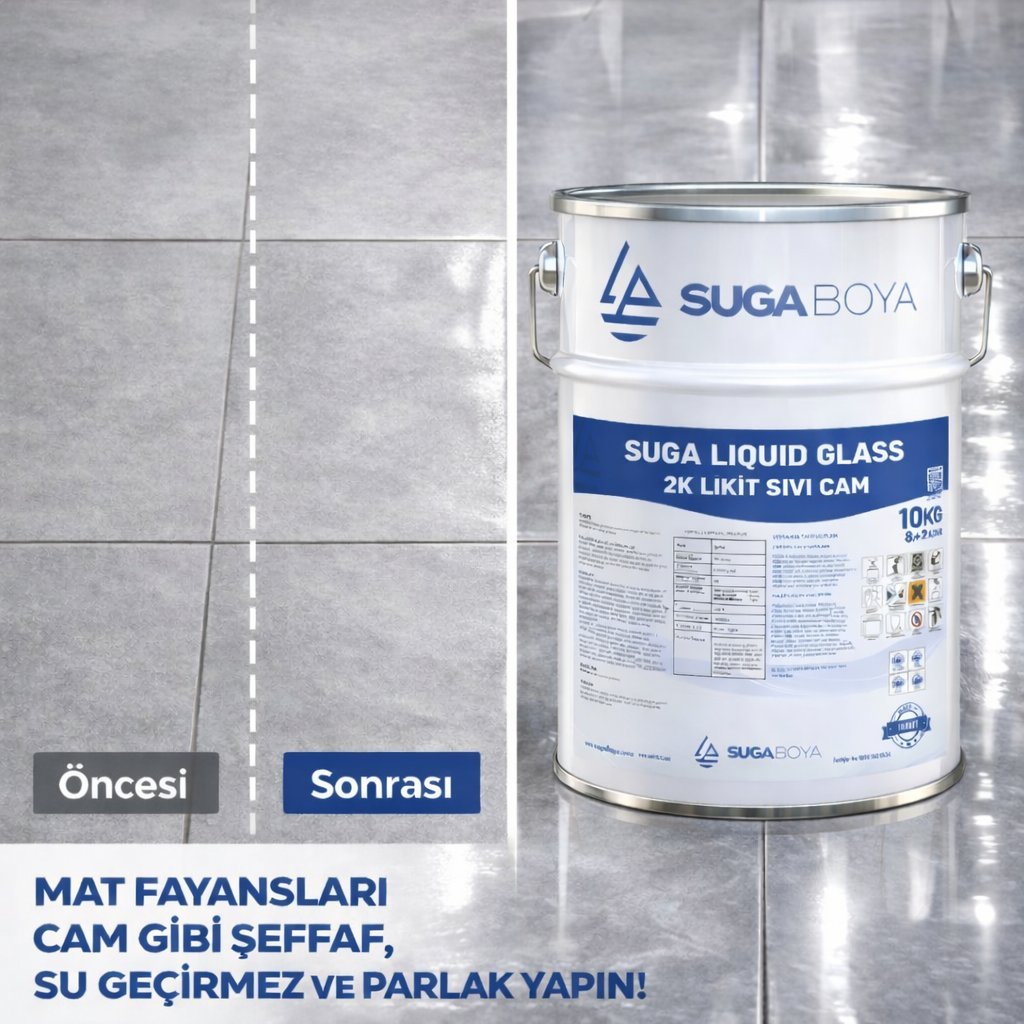 Suga Likit Sıvı Cam 2K Çift Komponentli 10 kg