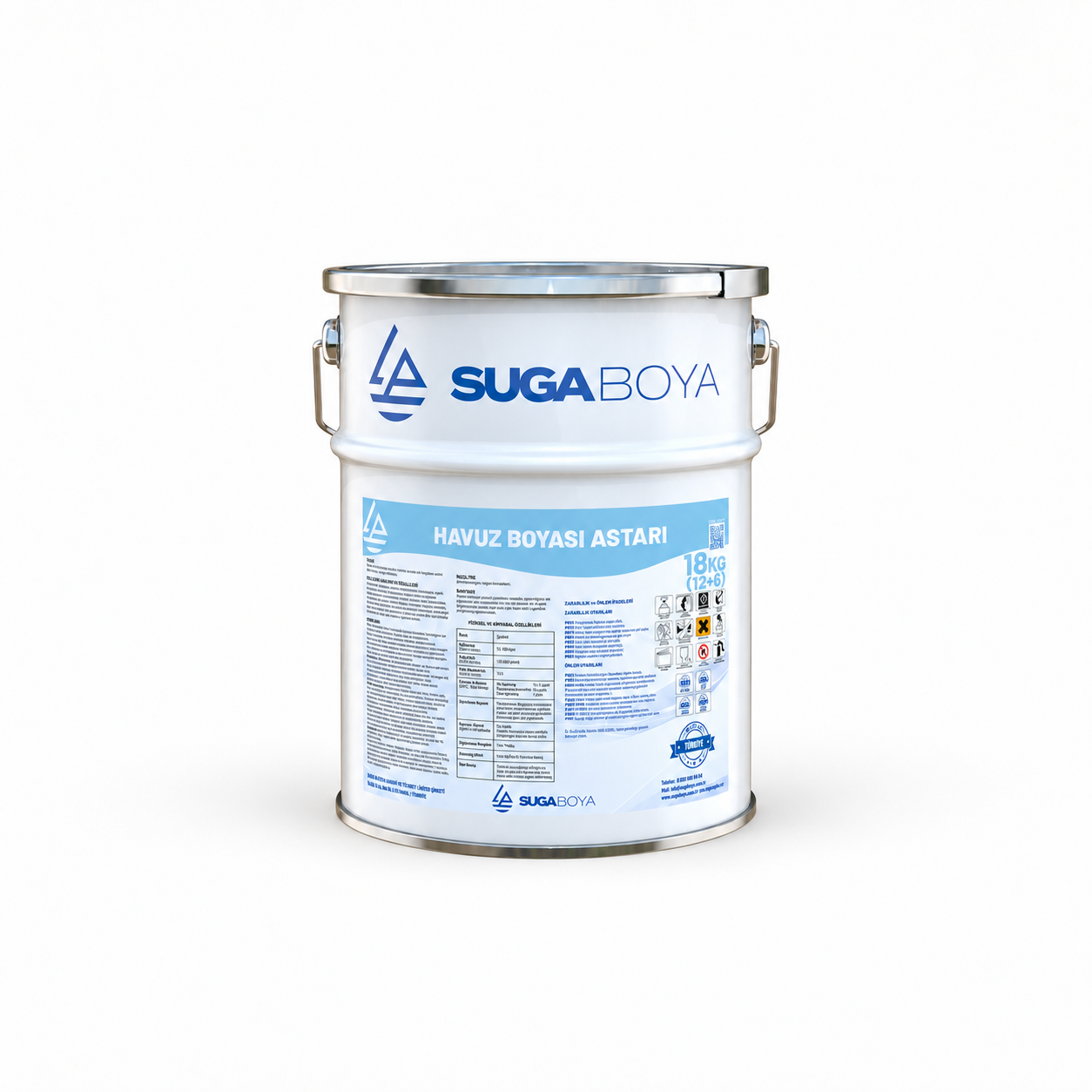 Suga Havuz Boyası Astarı (12+6) 18 kg — Ürün ambalajı